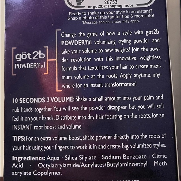 2 boxes got2b POWDER'ful volumizing powder .35 oz each - Picture 3 of 4